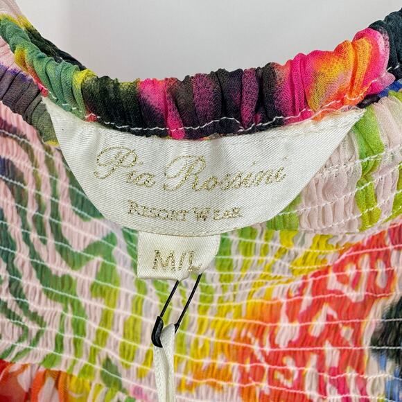 Pia Rossini Riva Maxi Dress Multicolor NWT Size Medium - Picture 4 of 9